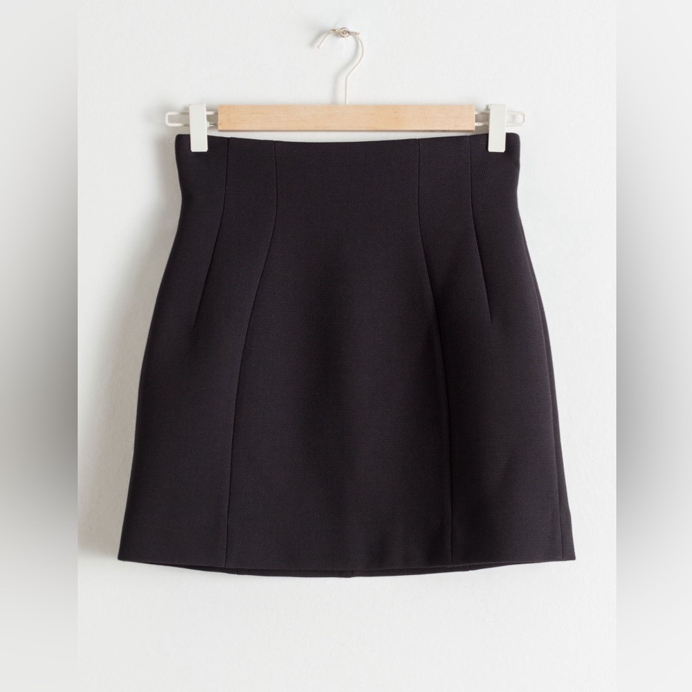 & other stories high waisted skirt